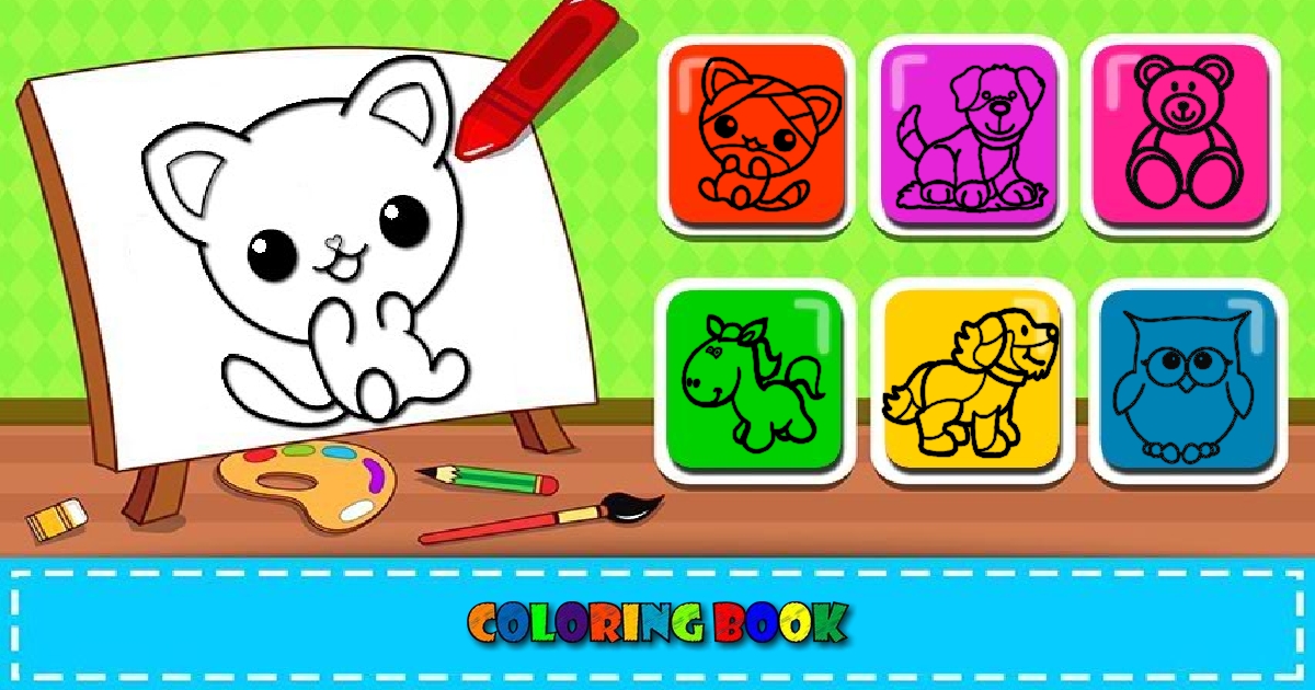 Image Easy Kids Coloring Game